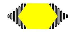 Yellow waveform